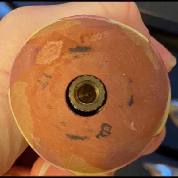 Mackenzie-Childs Vintage Lamp w/ Lampshade and Finial Topper. - Picture 4 of 7